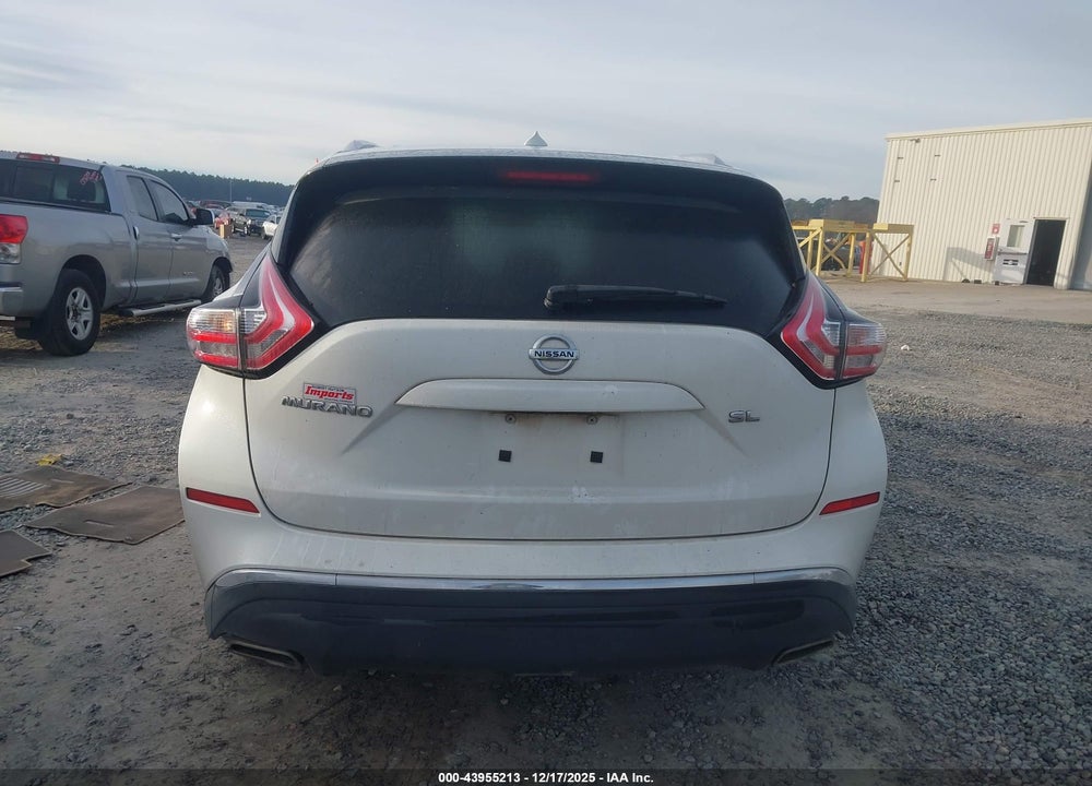 2016 NISSAN MURANO SL VIN: 5N1AZ2MG5GN103565