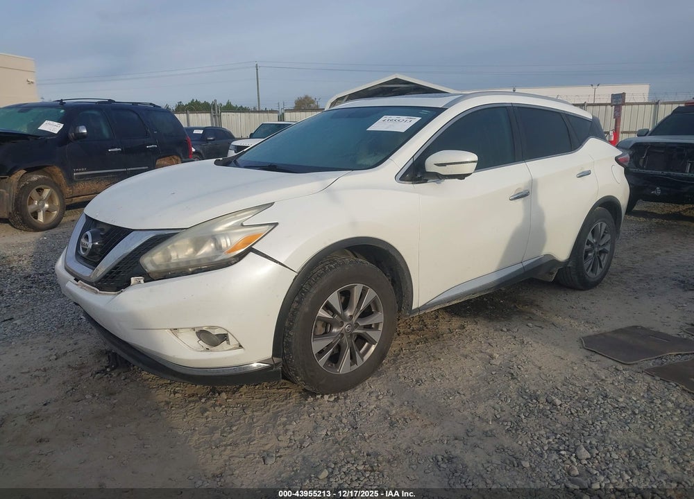 2016 NISSAN MURANO SL VIN: 5N1AZ2MG5GN103565