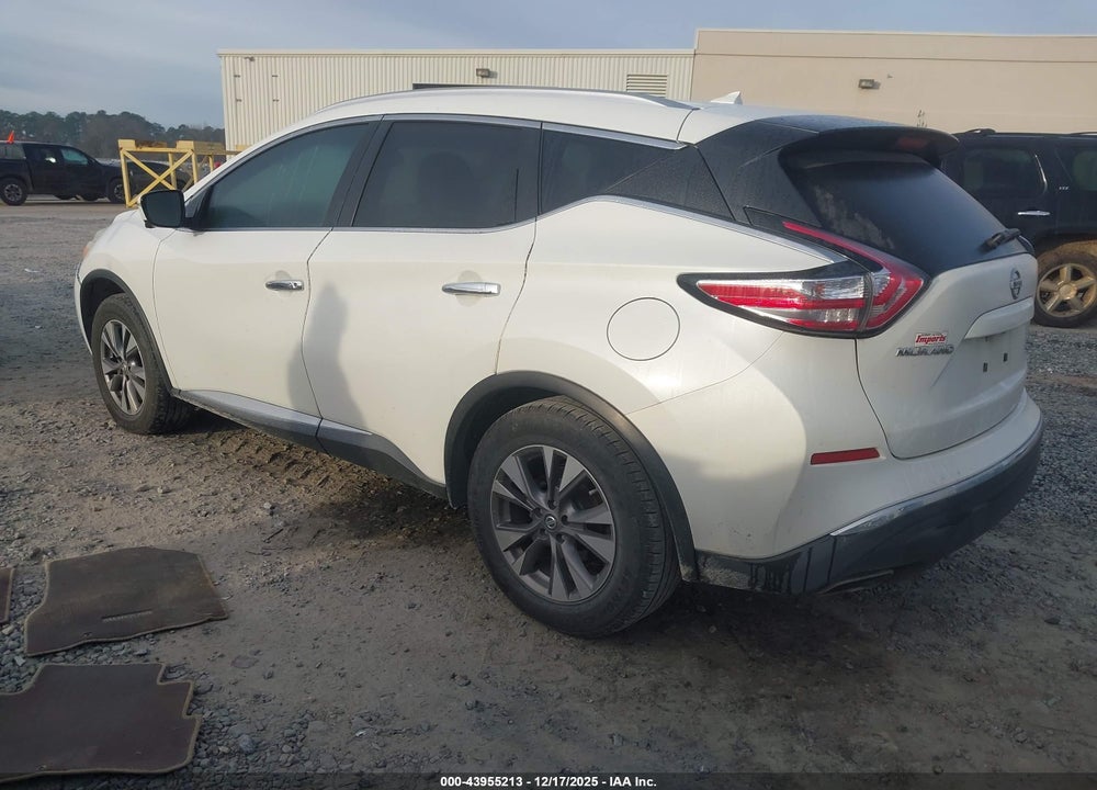 2016 NISSAN MURANO SL VIN: 5N1AZ2MG5GN103565