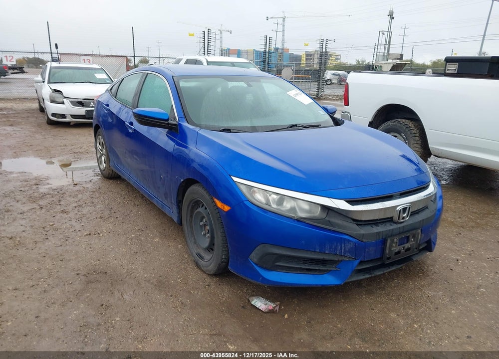 2017 HONDA CIVIC LX VIN: 19XFC2F59HE010528