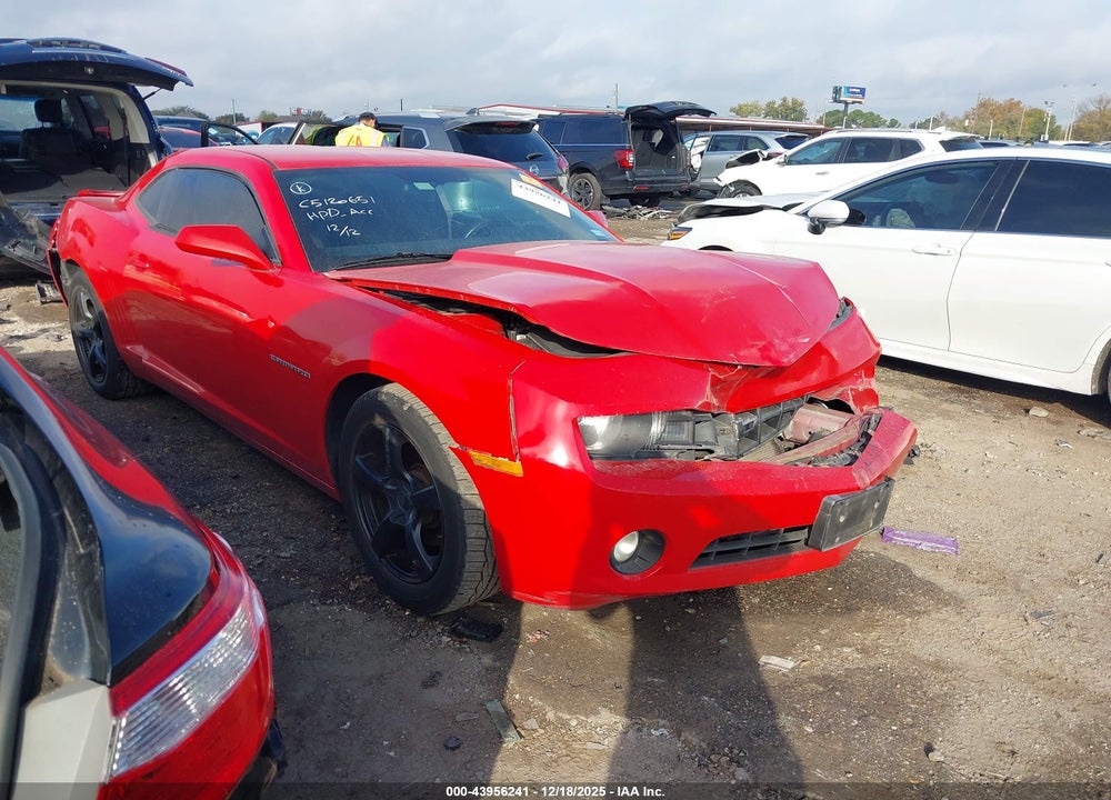 2012 CHEVROLET CAMARO 1LT VIN: 2G1FB1E3XC9103183