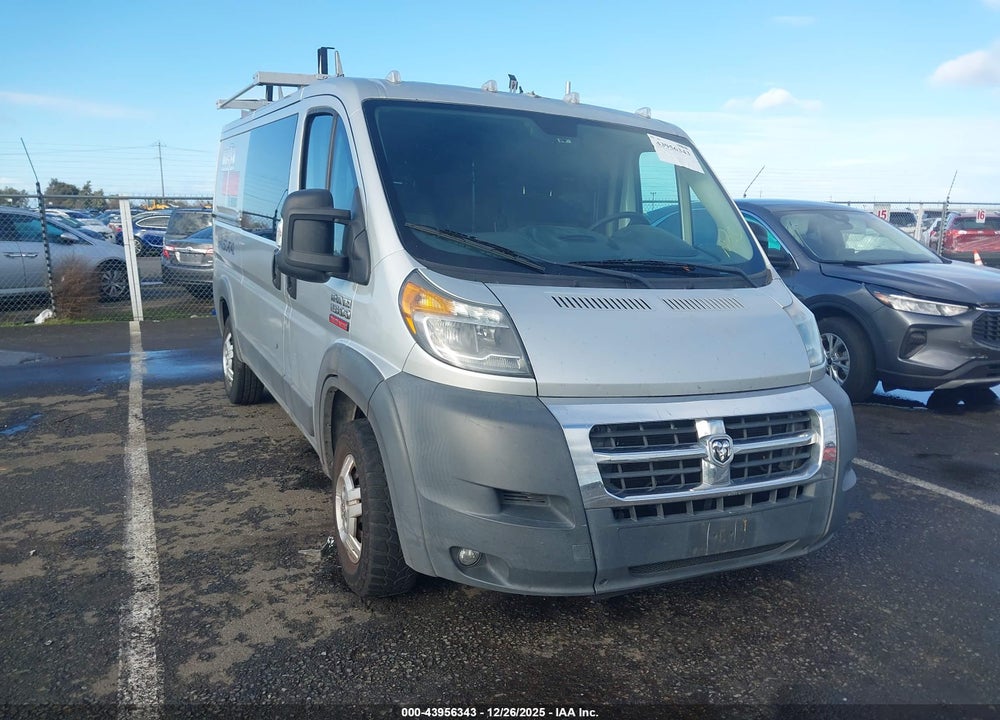 2017 RAM PROMASTER 1500 LOW ROOF 136 WB VIN: 3C6TRVAG0HE520866