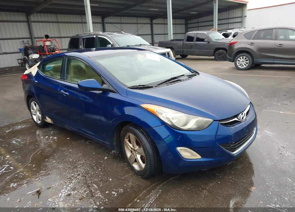2013 HYUNDAI ELANTRA GLS VIN: KMHDH4AE6DU727942