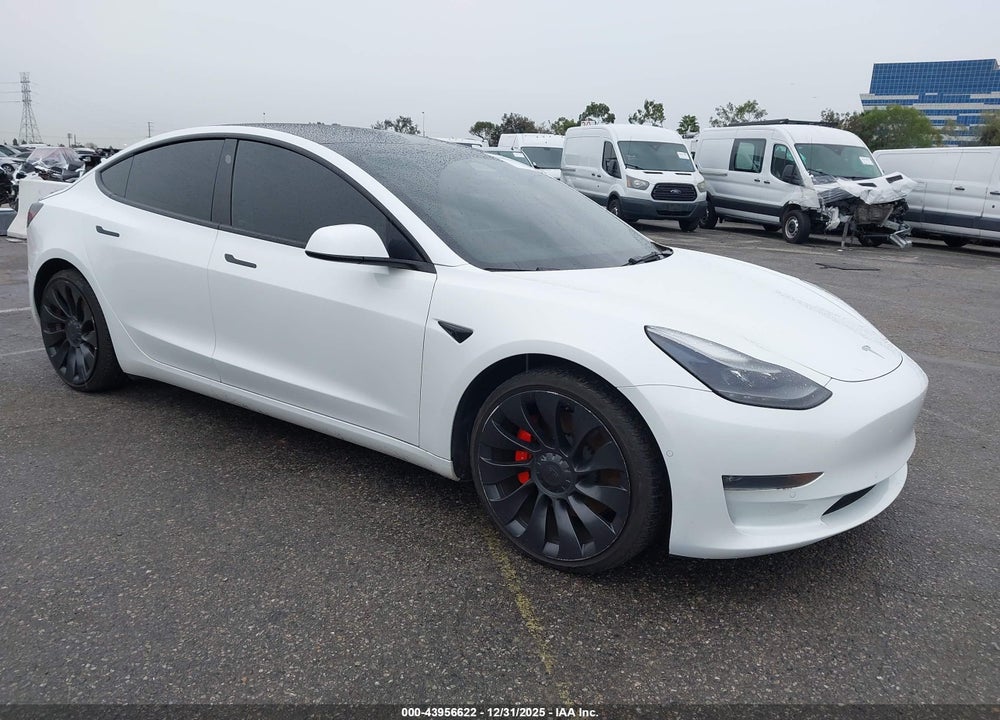 2022 TESLA MODEL 3 PERFORMANCE DUAL MOTOR ALL-WHEEL DRIVE VIN: 5YJ3E1EC0NF314800