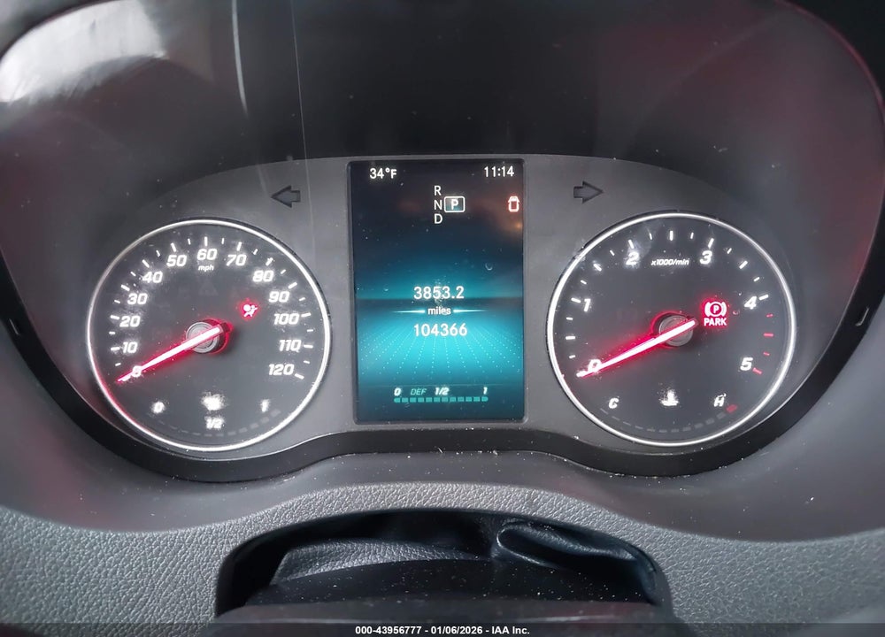 2023 MERCEDES-BENZ SPRINTER 2500 HIGH ROOF 4-CYL DIESEL HO VIN: W1Y4NDHY5PT151232
