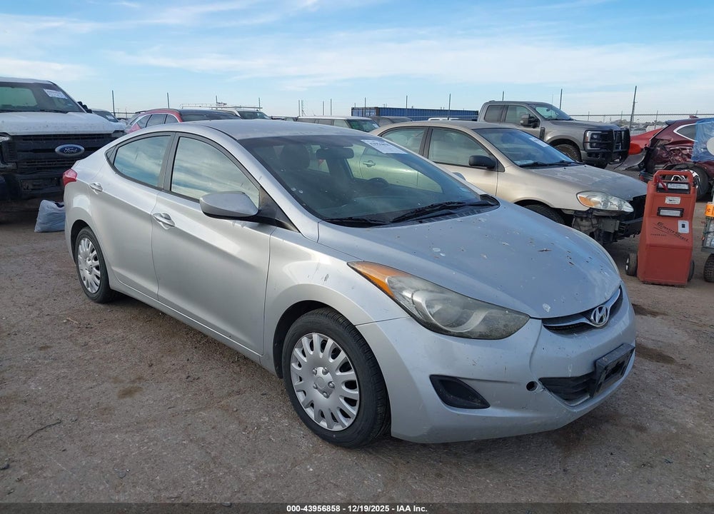 2012 HYUNDAI ELANTRA GLS VIN: 5NPDH4AE7CH121112