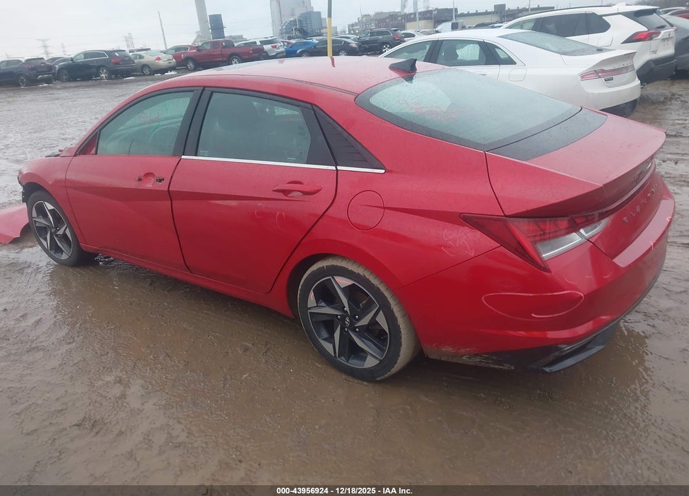2021 HYUNDAI ELANTRA SEL VIN: 5NPLN4AG7MH025875