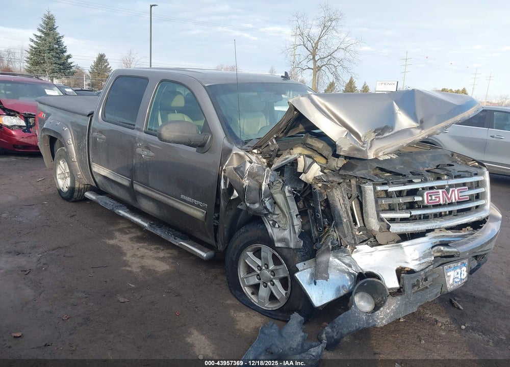 2012 GMC SIERRA 1500 SLE VIN: 3GTP1VE06CG297471