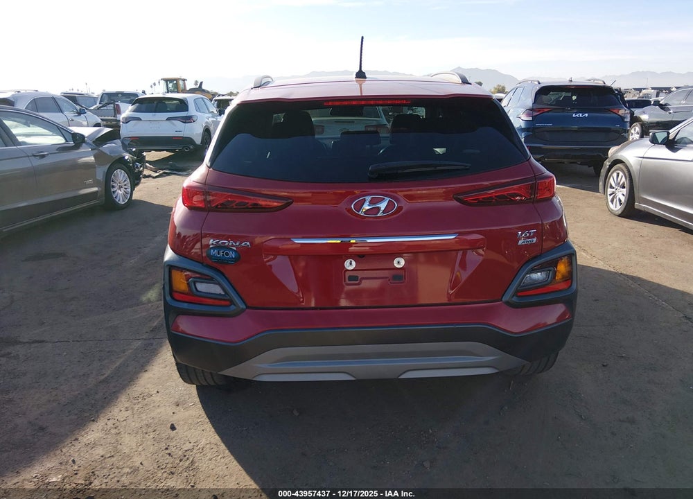 2018 HYUNDAI KONA LIMITED VIN: KM8K3CA52JU090494