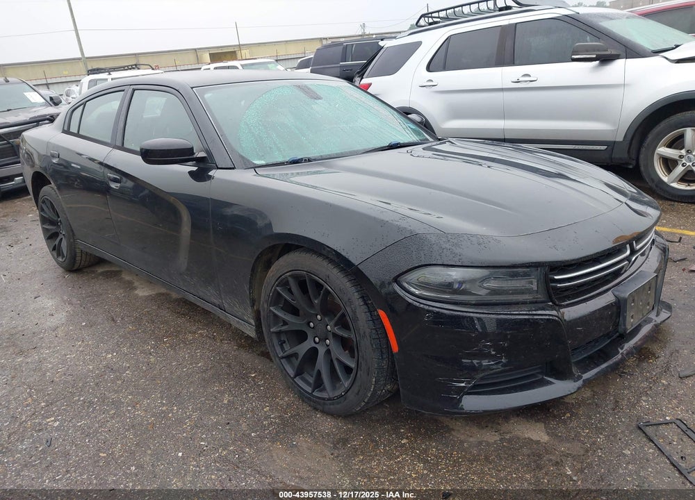 2015 DODGE CHARGER SE VIN: 2C3CDXBG6FH801030