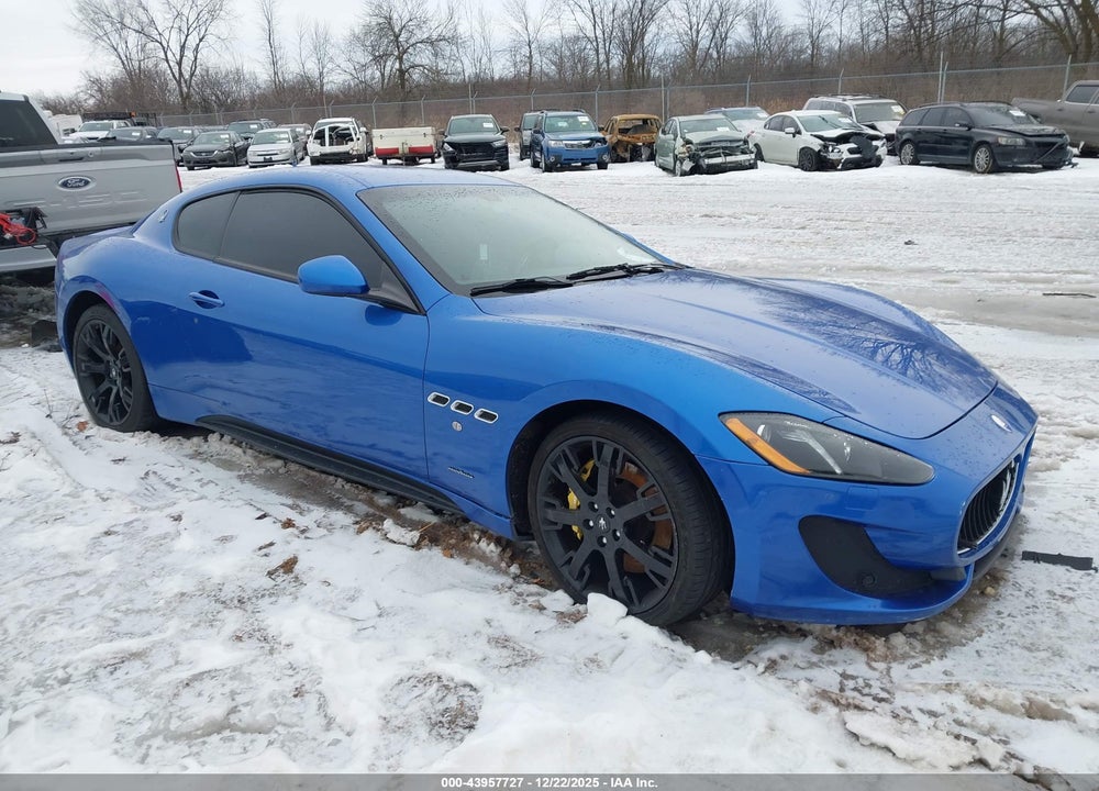 2013 MASERATI GRANTURISMO MC/SPORT VIN: ZAM45VLAXD0070630