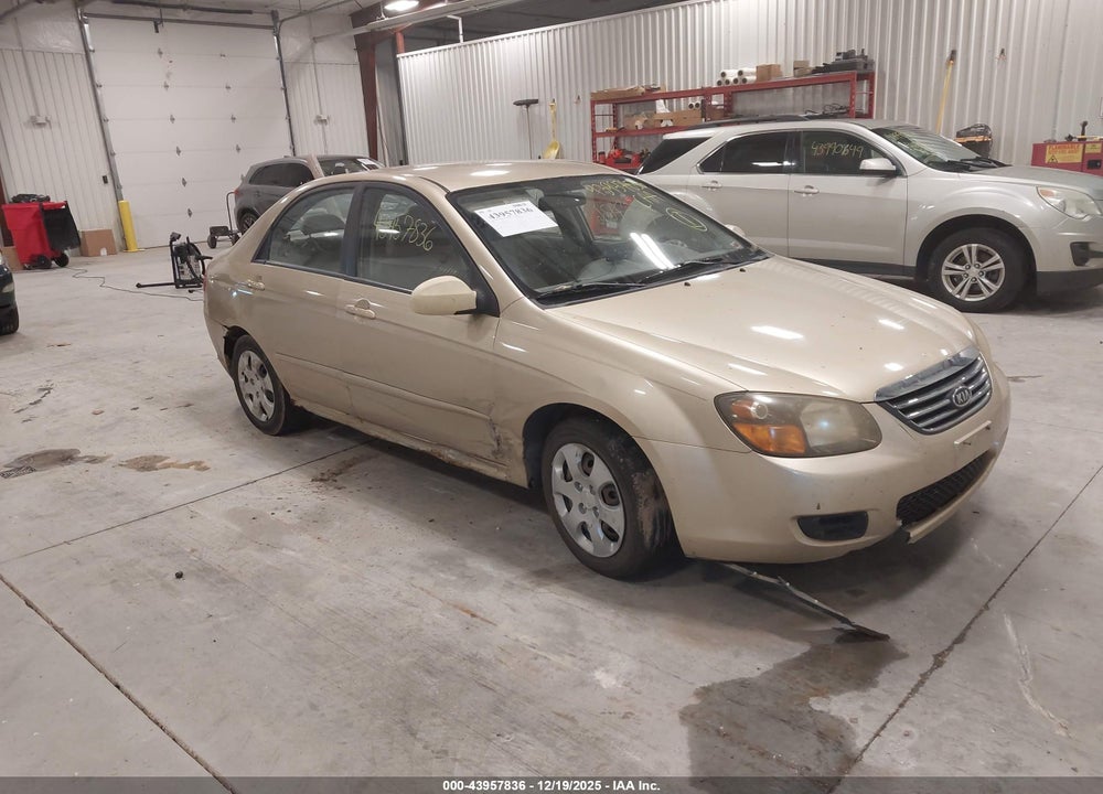 2009 KIA SPECTRA EX VIN: KNAFE221995659799