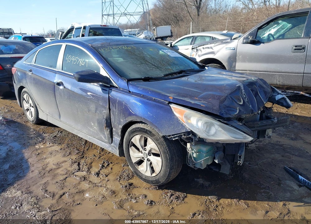 2014 HYUNDAI SONATA GLS VIN: 5NPEB4AC8EH817808