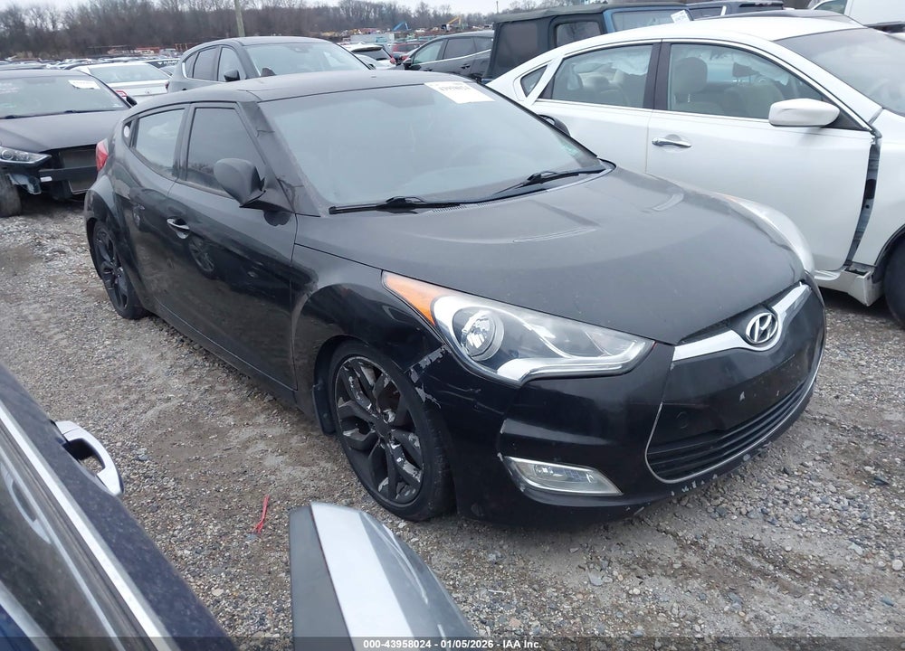 2013 HYUNDAI VELOSTER BASE W/GRAY VIN: KMHTC6AD8DU114637