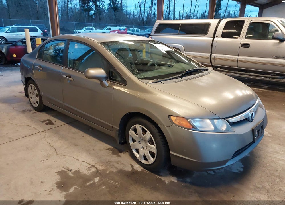 2006 HONDA CIVIC LX VIN: 1HGFA16556L037831