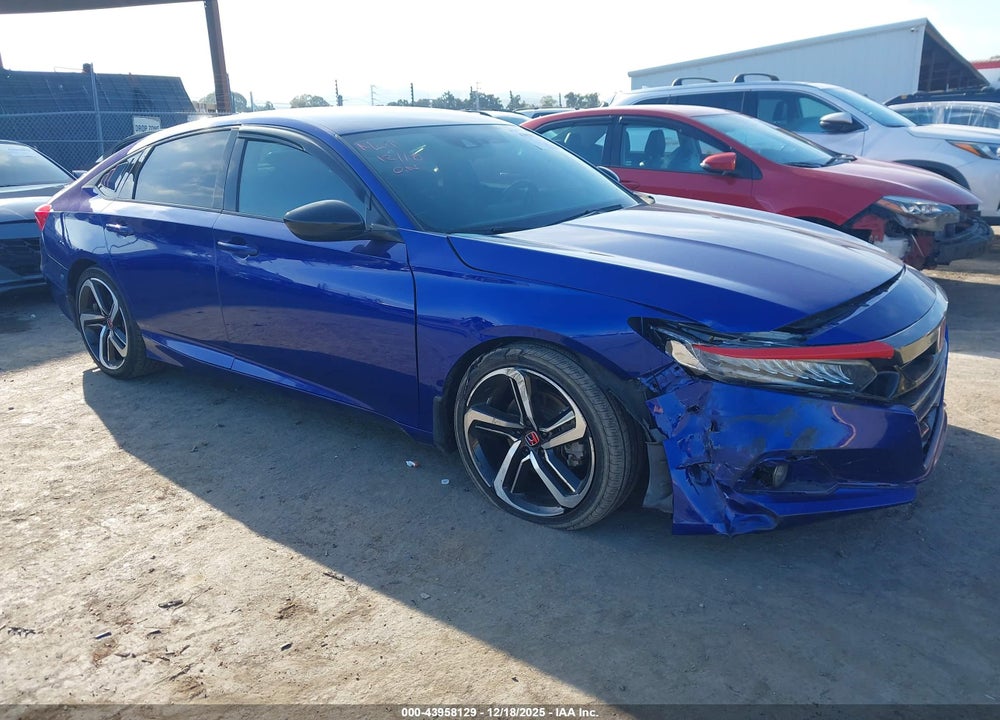 2022 HONDA ACCORD SPORT VIN: 1HGCV1F37NA102310