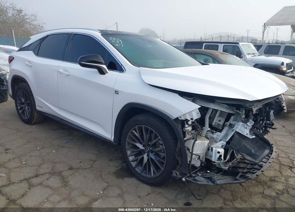 2022 LEXUS RX 450H F SPORT HANDLING VIN: 2T2YGMDA8NC091617