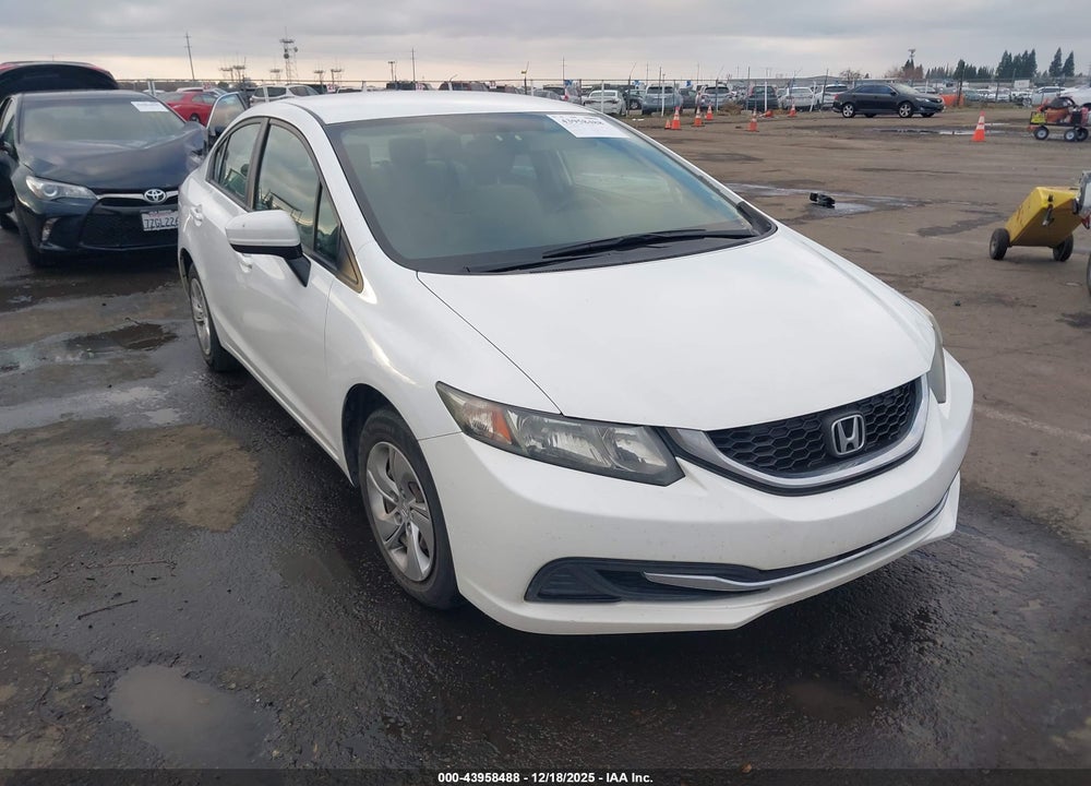2014 HONDA CIVIC LX VIN: 19XFB2F54EE249645