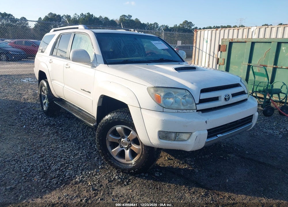 2004 TOYOTA 4RUNNER SR5 SPORT V6 VIN: JTEBU14R348017440