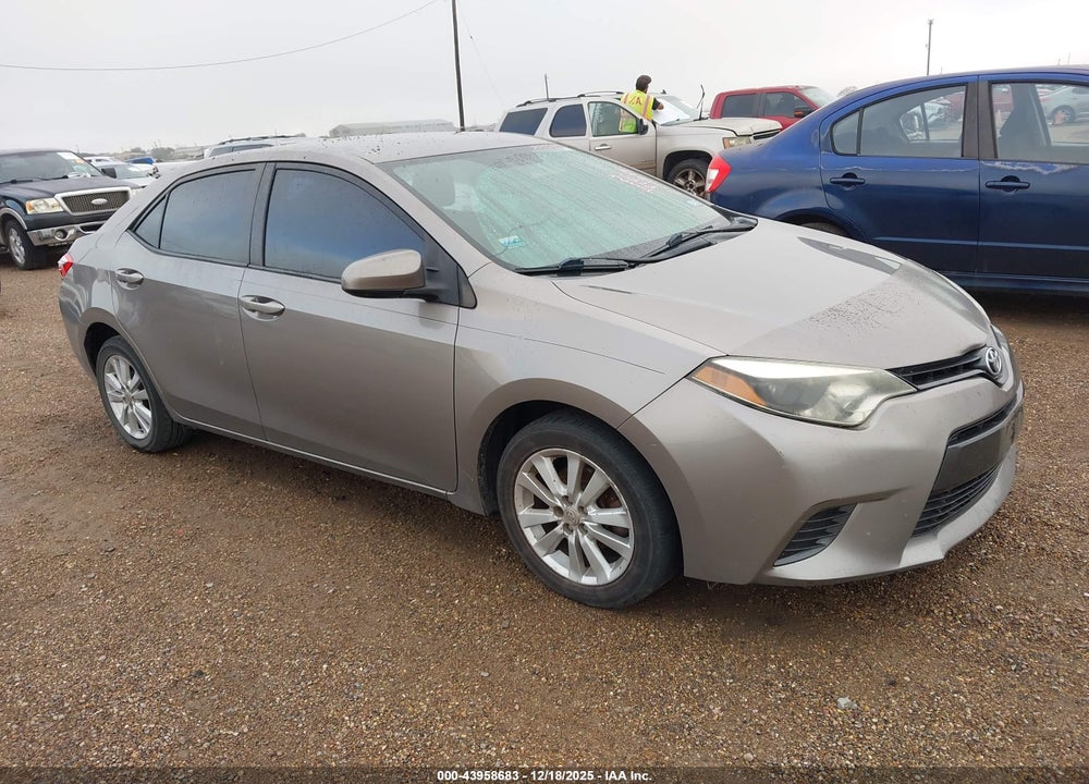 2015 TOYOTA COROLLA LE VIN: 5YFBURHE4FP261213