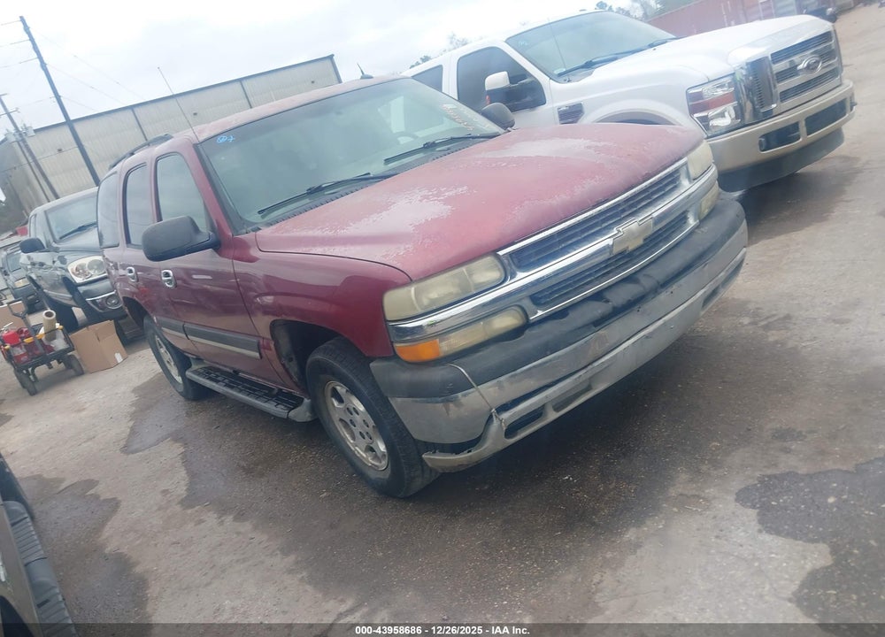 2005 CHEVROLET TAHOE LS VIN: 1GNEC13Z35J262777