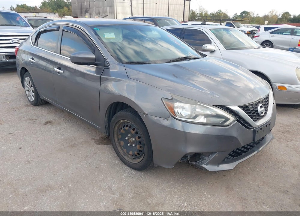 2017 NISSAN SENTRA SV VIN: 3N1AB7AP3HL647707
