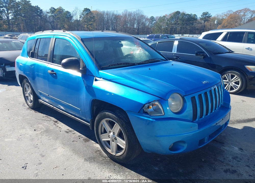2008 JEEP COMPASS SPORT VIN: 1J8FT47W68D772504