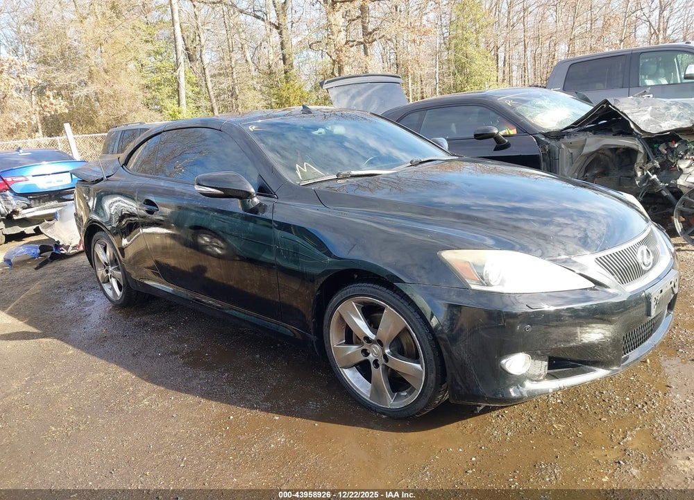 2011 LEXUS IS 250C VIN: JTHFF2C21B2521221