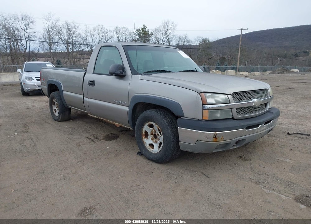 2003 CHEVROLET SILVERADO 1500 WORK TRUCK VIN: 1GCEC14V73E275140