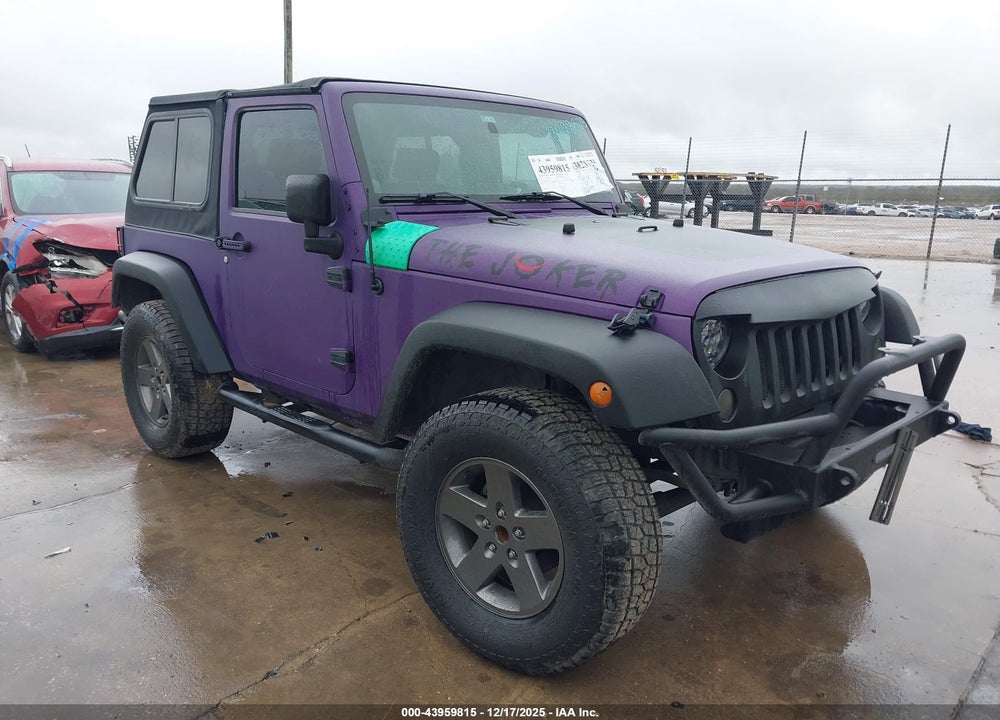 2010 JEEP WRANGLER SPORT VIN: 1J4AA2D16AL203520