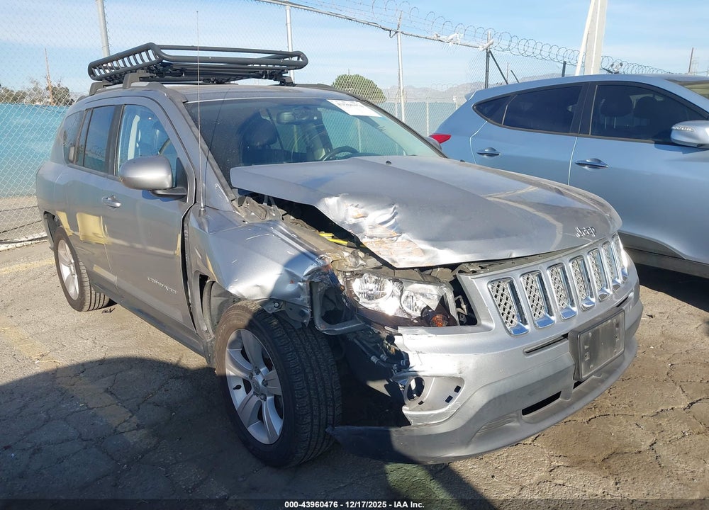 2016 JEEP COMPASS LATITUDE VIN: 1C4NJCEA0GD620579