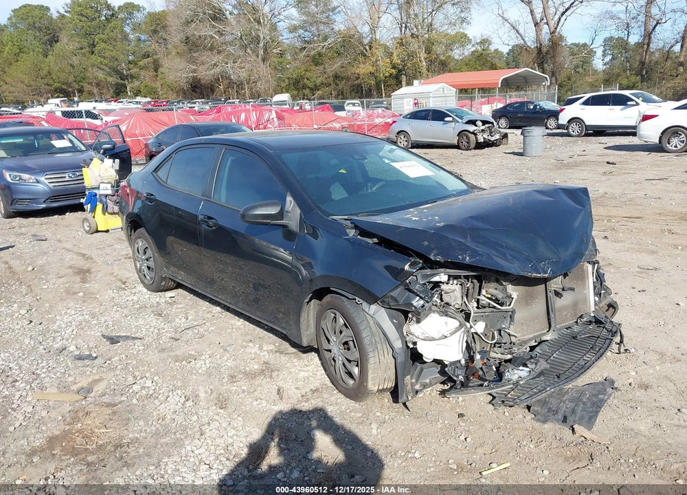 2018 TOYOTA COROLLA LE VIN: 2T1BURHE7JC065081