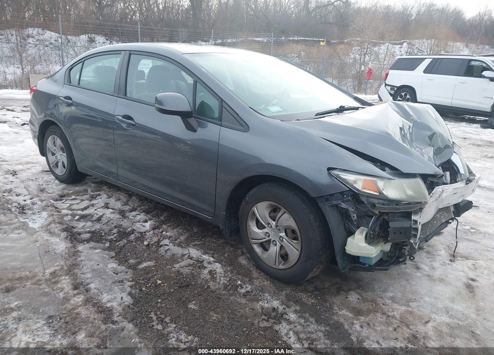 2013 HONDA CIVIC LX VIN: 19XFB2F59DE074730