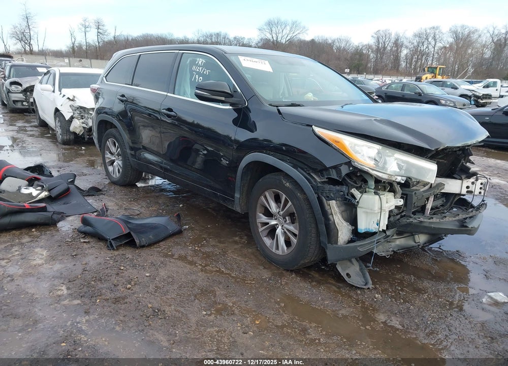 2014 TOYOTA HIGHLANDER VIN: 5TDZKRFH2ES018801