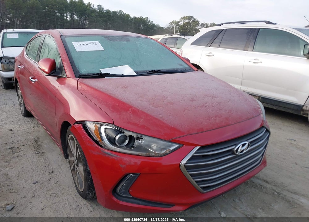 2017 HYUNDAI ELANTRA LIMITED VIN: 5NPD84LF2HH021254