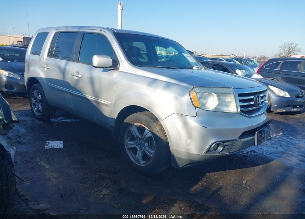 2013 HONDA PILOT EX-L VIN: 5FNYF4H54DB084534