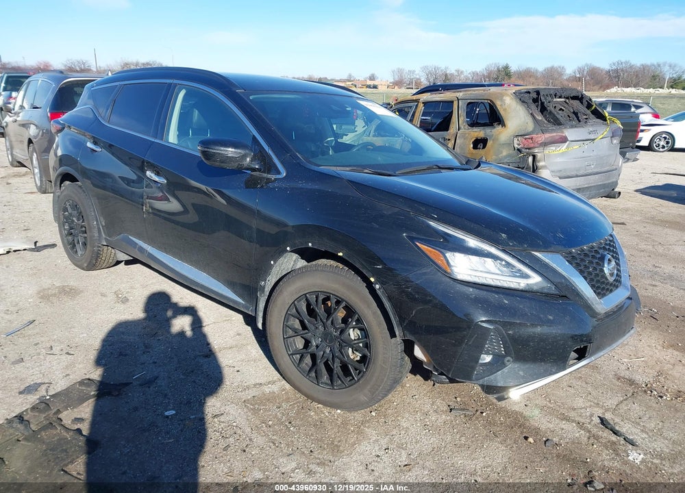 2022 NISSAN MURANO SV INTELLIGENT AWD VIN: 5N1AZ2BS2NC126284