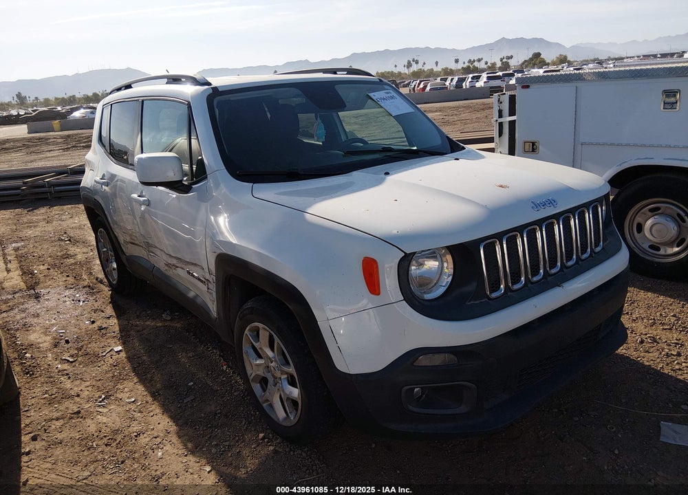 2016 JEEP RENEGADE LATITUDE VIN: ZACCJABT4GPD37234