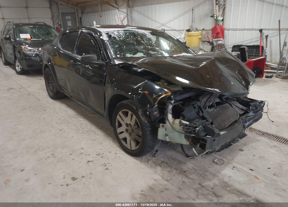 2012 DODGE AVENGER SE VIN: 1C3CDZAB7CN221404