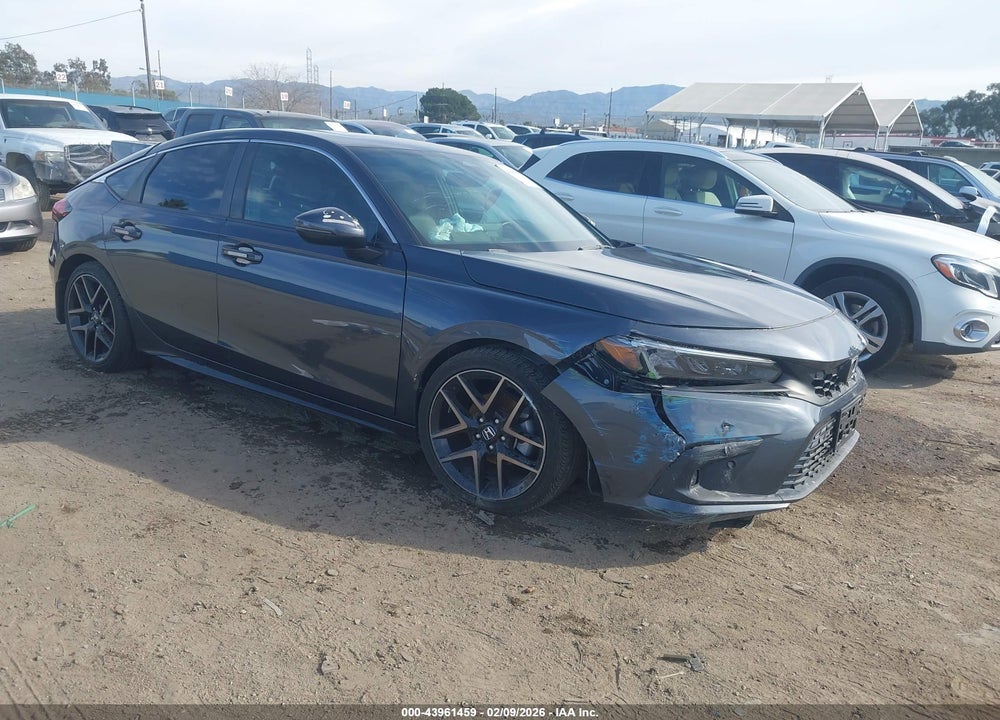 2022 HONDA CIVIC SPORT TOURING VIN: 19XFL1H86NE019751
