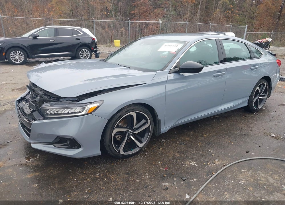 2021 HONDA ACCORD SPORT VIN: 1HGCV1F3XMA028086
