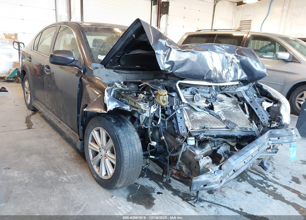 2012 SUBARU LEGACY 2.5I PREMIUM VIN: 4S3BMBB68C3033096