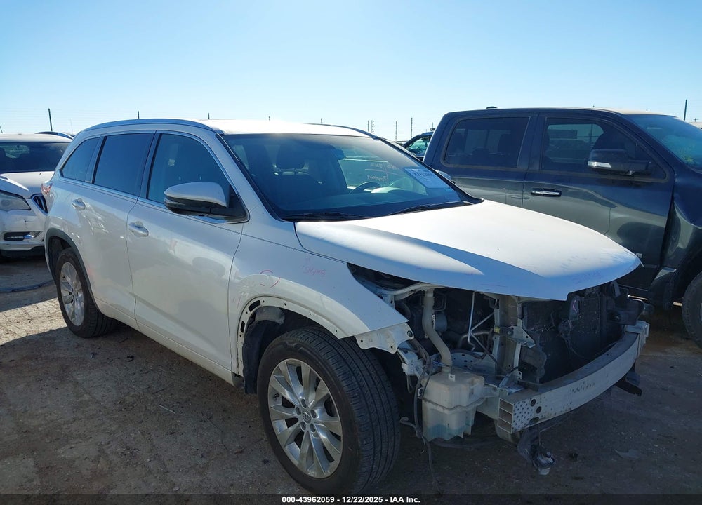 2015 TOYOTA HIGHLANDER LIMITED V6 VIN: 5TDYKRFHXFS048870