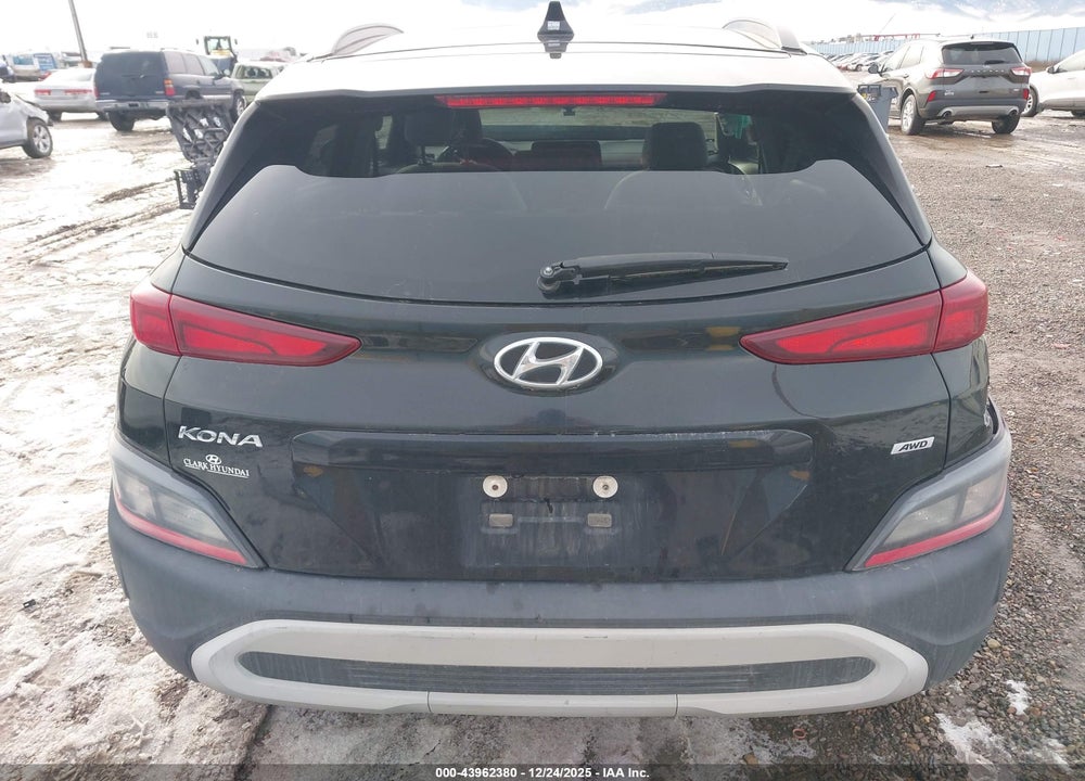 2022 HYUNDAI KONA SEL VIN: KM8K6CAB0NU841045