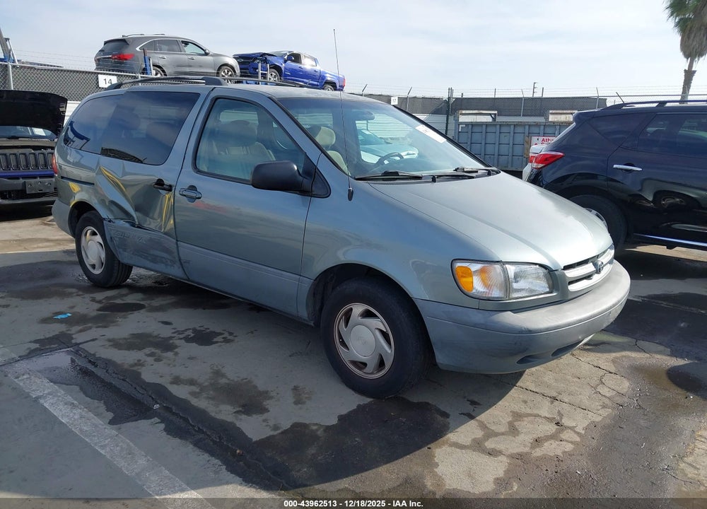 2000 TOYOTA SIENNA LE VIN: 4T3ZF13C7YU311675