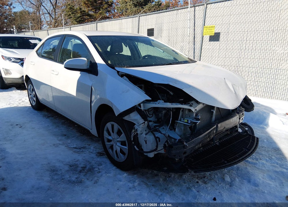 2015 TOYOTA COROLLA LE ECO VIN: 5YFBPRHE2FP252498