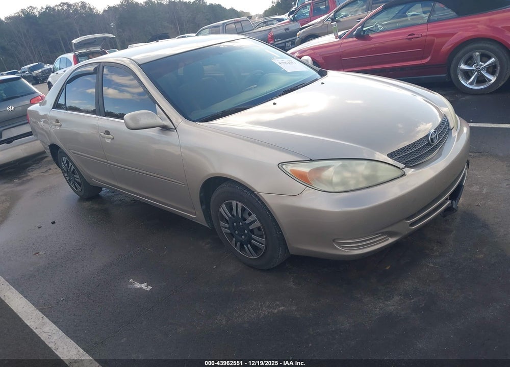 2004 TOYOTA CAMRY LE VIN: JTDBE32K540297668