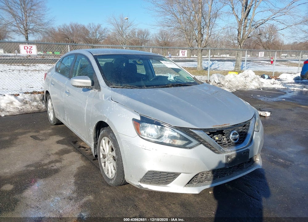 2018 NISSAN SENTRA SV VIN: 3N1AB7AP3JY227647