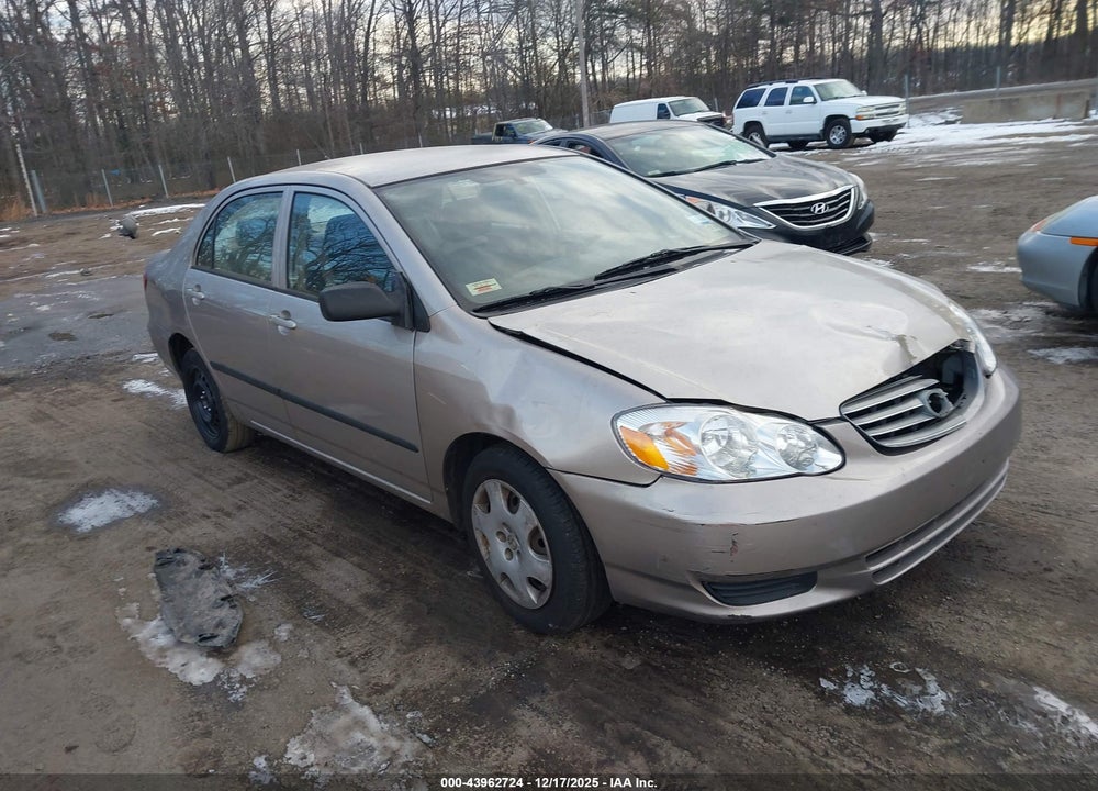 2003 TOYOTA COROLLA CE VIN: 2T1BR32EX3C002664