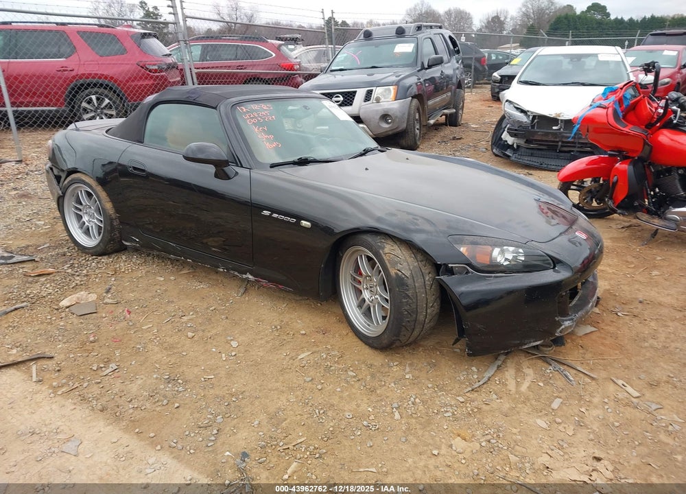 2002 HONDA S2000 VIN: JHMAP11422T003229
